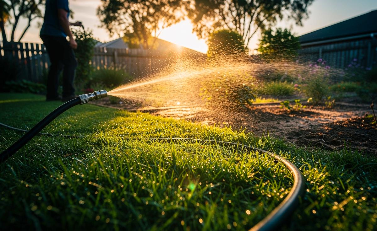 Warum frühzeitiges Gießen bei Hitze den Rasen rettet: Ein Gärtner rät zum Morgenritual.